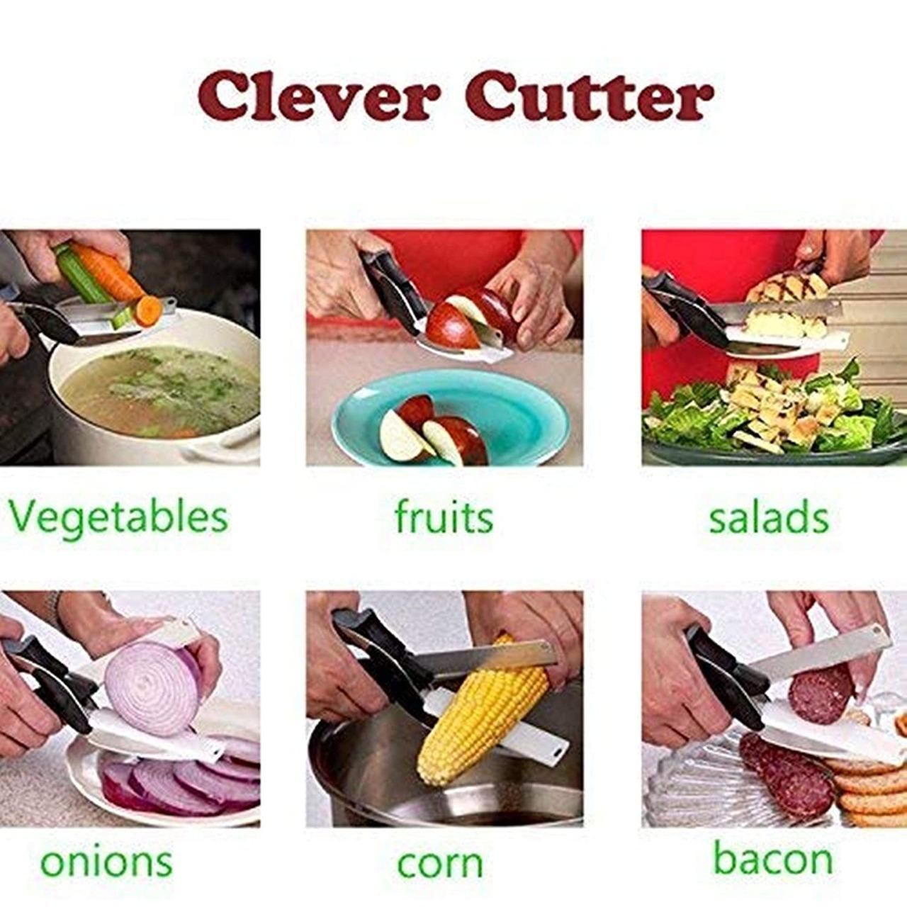 Cleaver Cutter - 2 in 1 Kitchen Knife / Cleaver Cutters