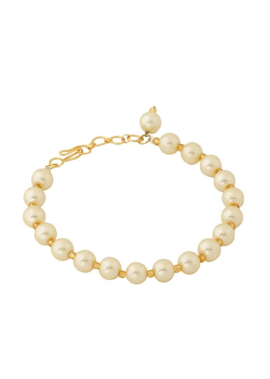 PD Enterprise Gold Plated Pearl Bracelet