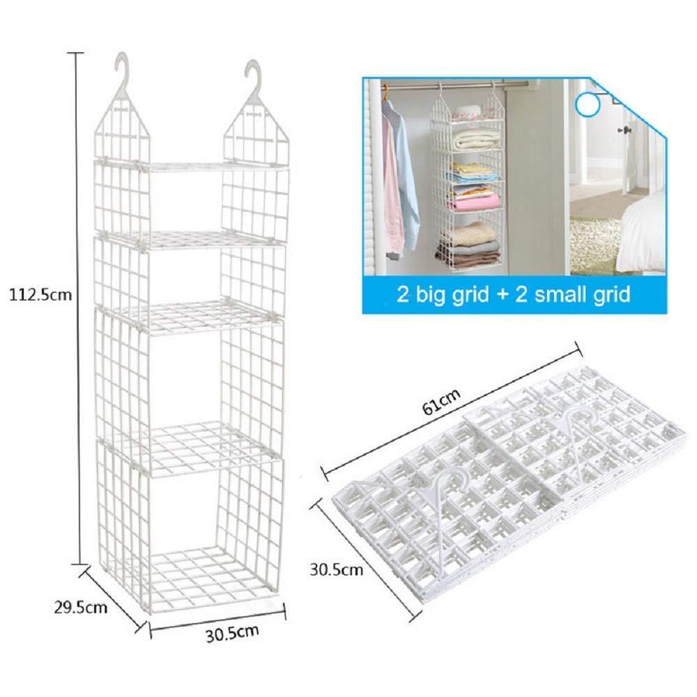 Hanging Organizer- 5 Layer Folding Clothes Storage Racks Hanging Organizer