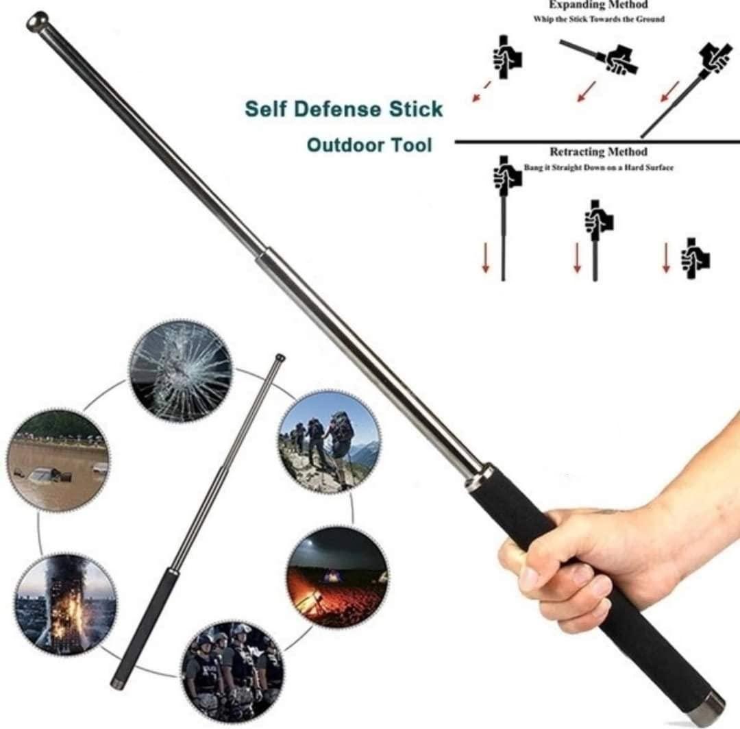 Self Defense Stick or Hand Pointer Extendable Telescopic Retractable Pointer